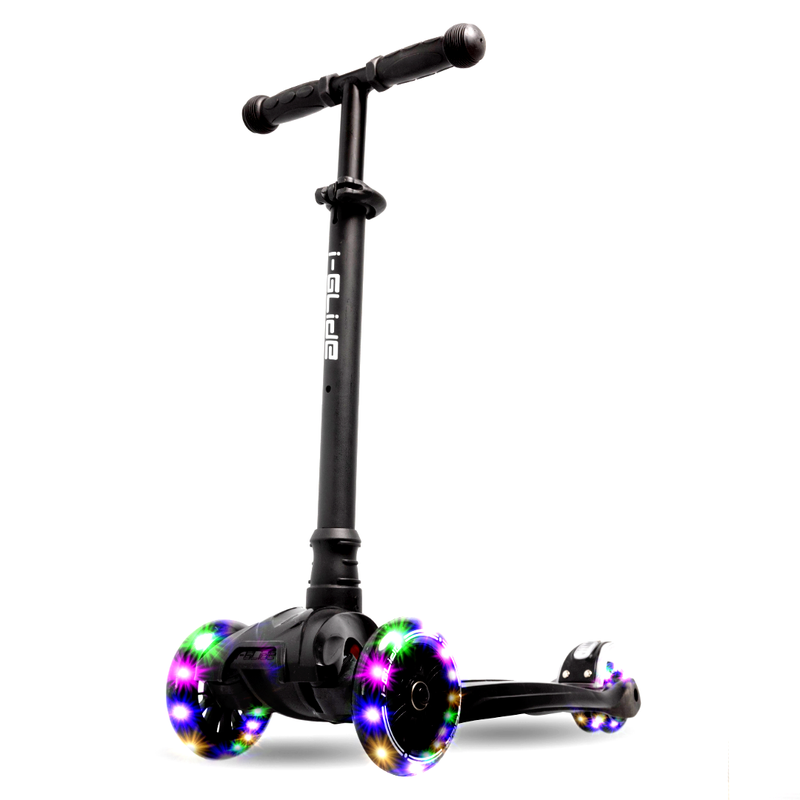 i-Glide 3-Wheel Kids Scooter - Black