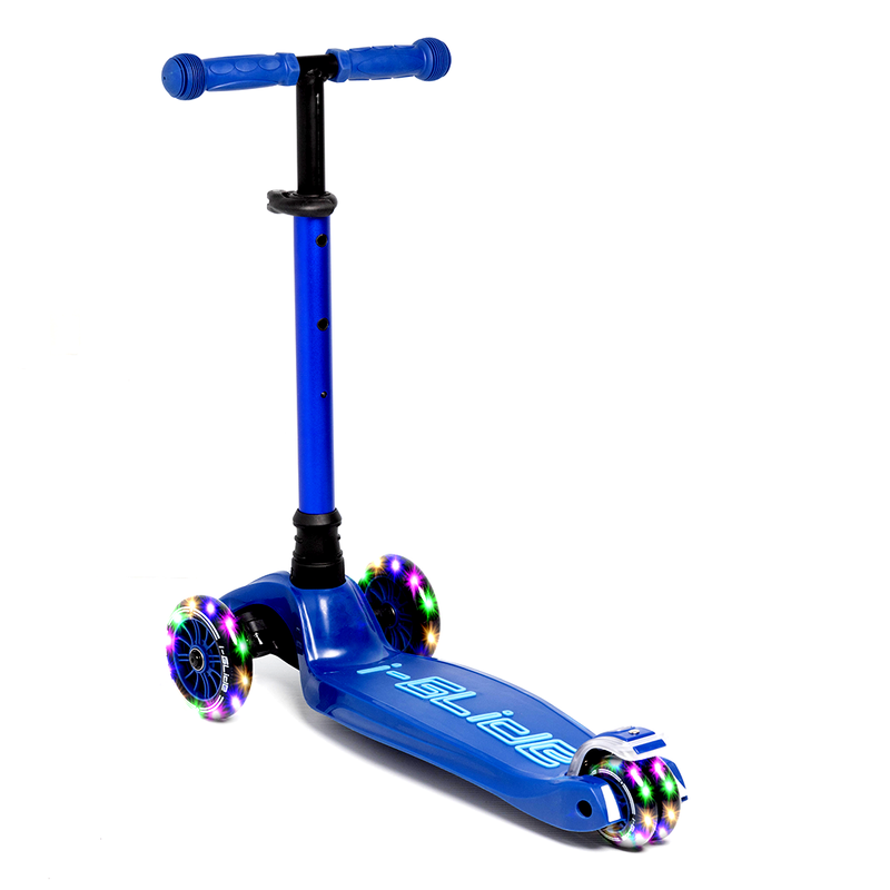 i-Glide 3-Wheel Kids Scooter - Blue/Blue