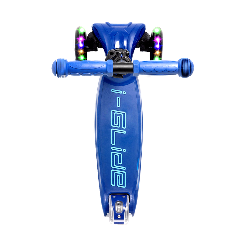 i-Glide 3-Wheel Kids Scooter - Blue/Blue