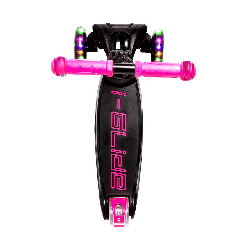 i-Glide 3-Wheel Kids Scooter - Black/Pink