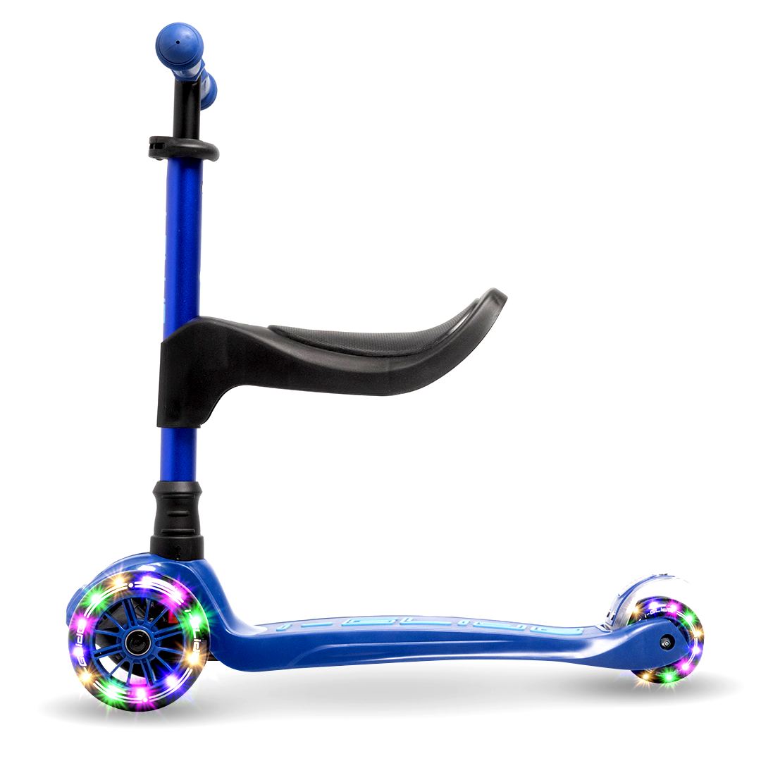 i-Glide 3-Wheel Scooter Seat Attachment - Black