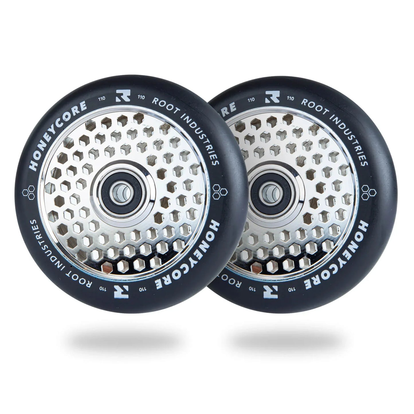 Root Industries HoneyCore 110mm Wheels - Black/Mirror