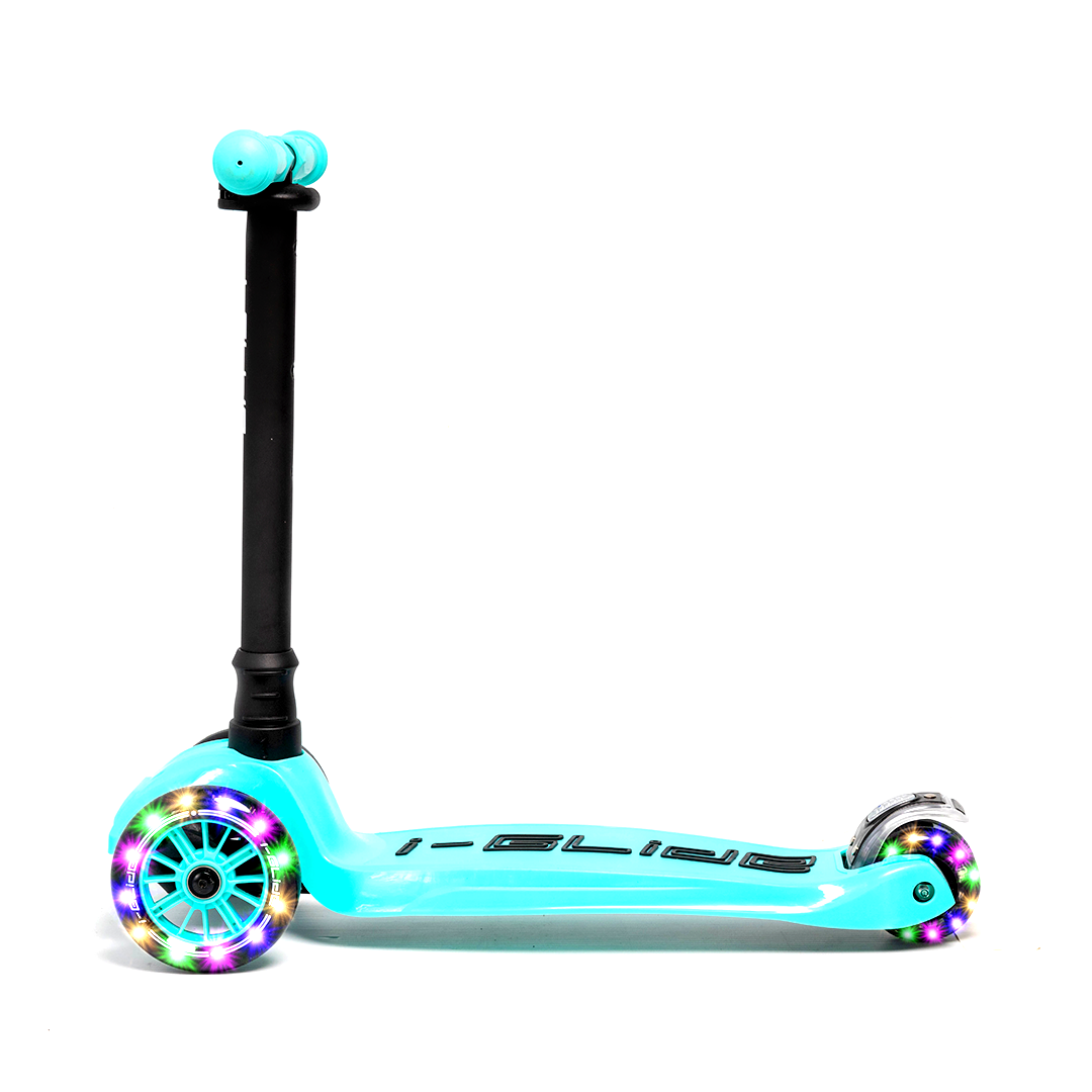 i-Glide 3-Wheel Kids Scooter - Aqua