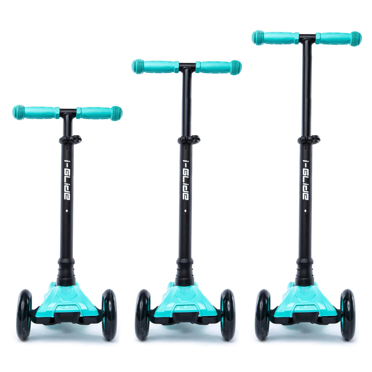 i-Glide 3-Wheel Kids Scooter - Aqua