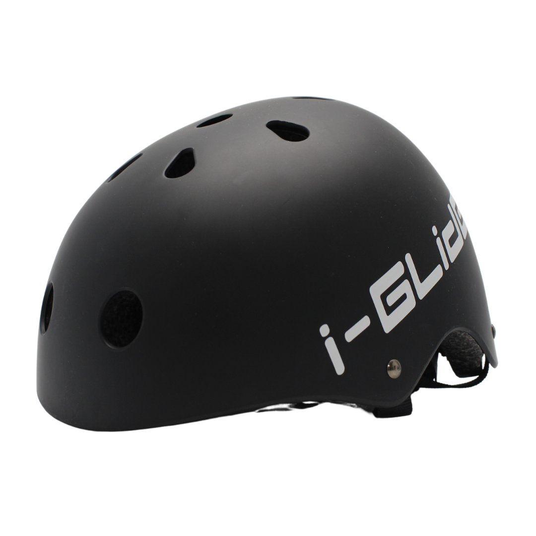 i-GLIDE Premium Kids Helmet - Black