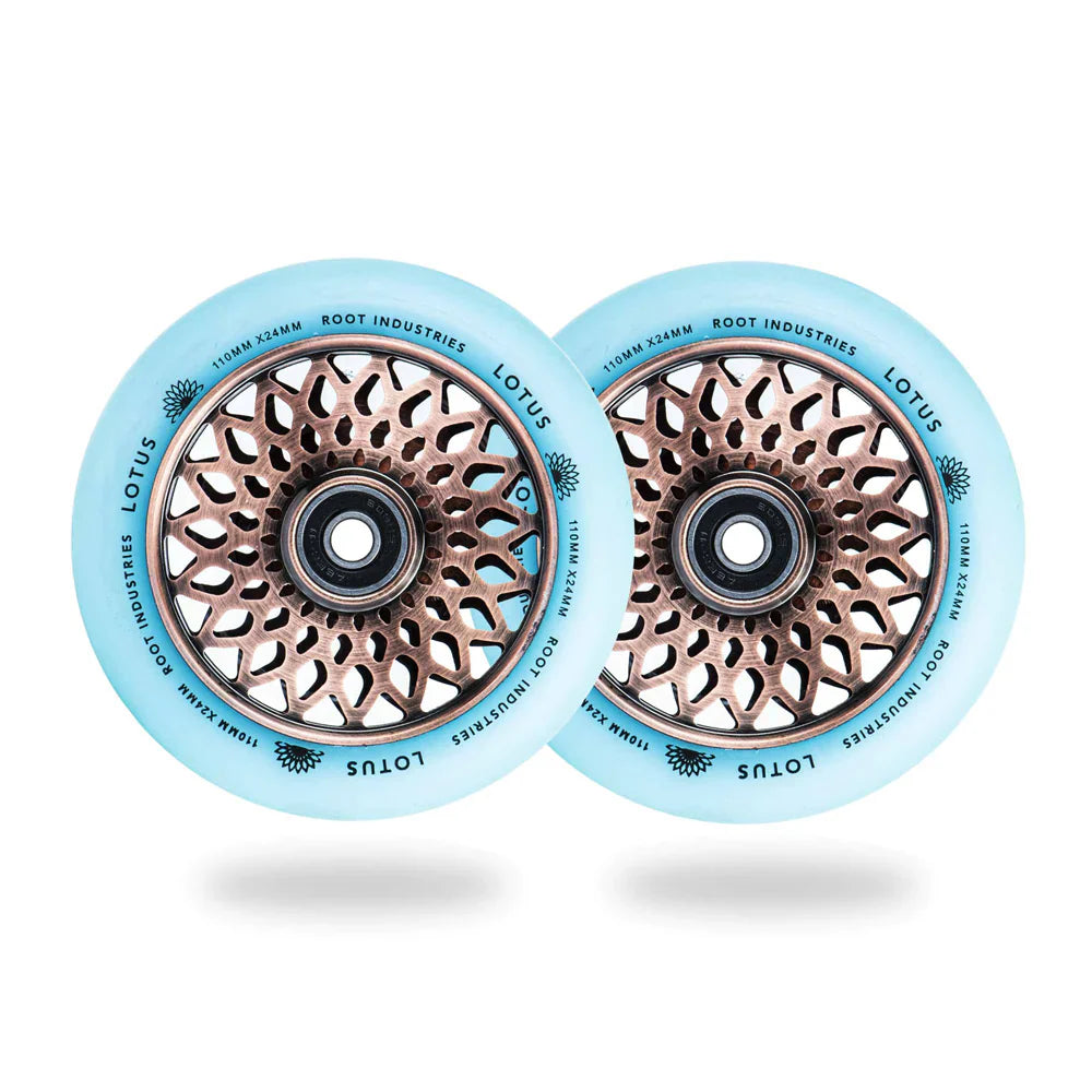 Root Industries Lotus 110mm Wheels - Glow/Copper