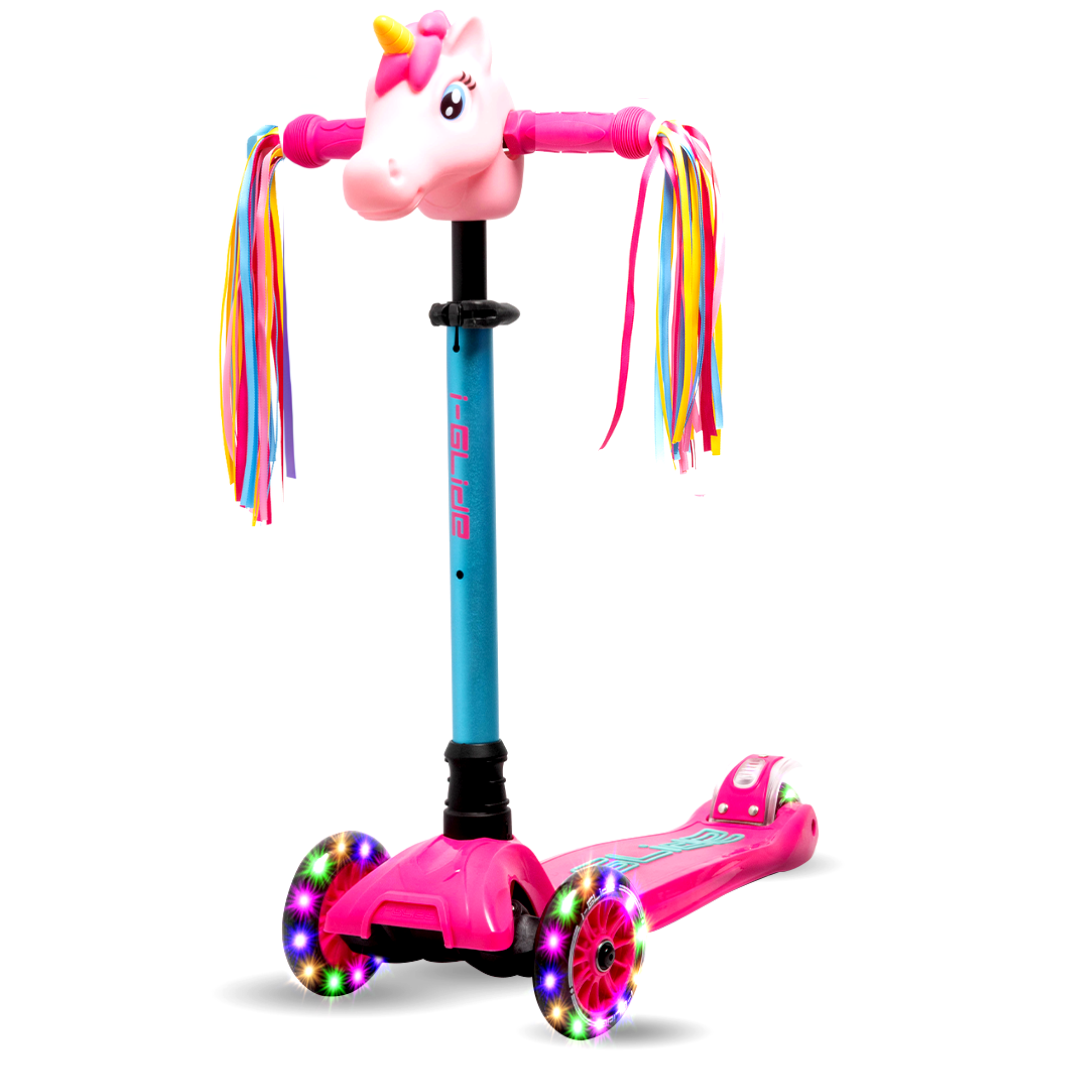i-Glide Handlebar Ribbons Pair - Rainbow