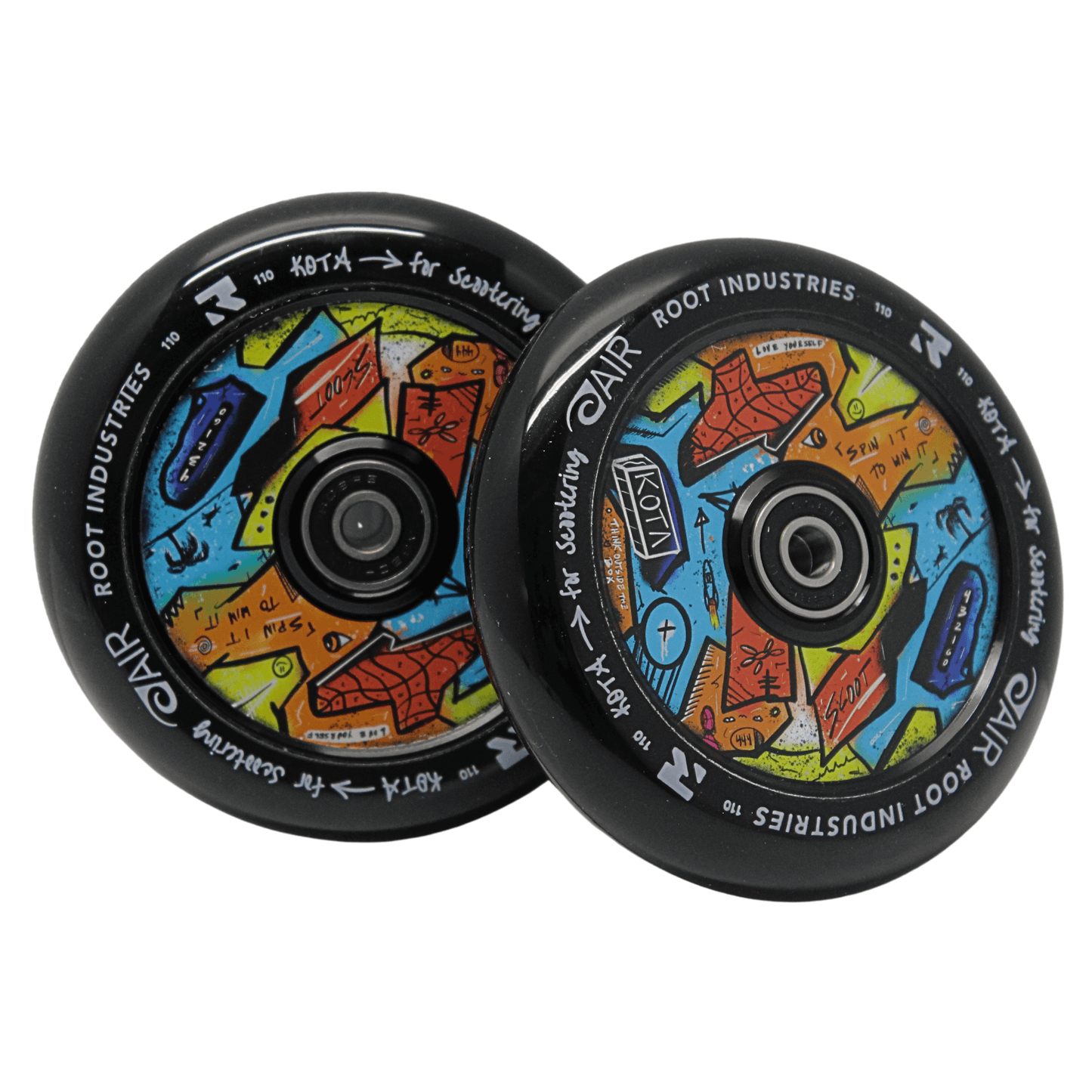 Root Industries x KOTA Limited Edition AIR 110mm Wheels - Black