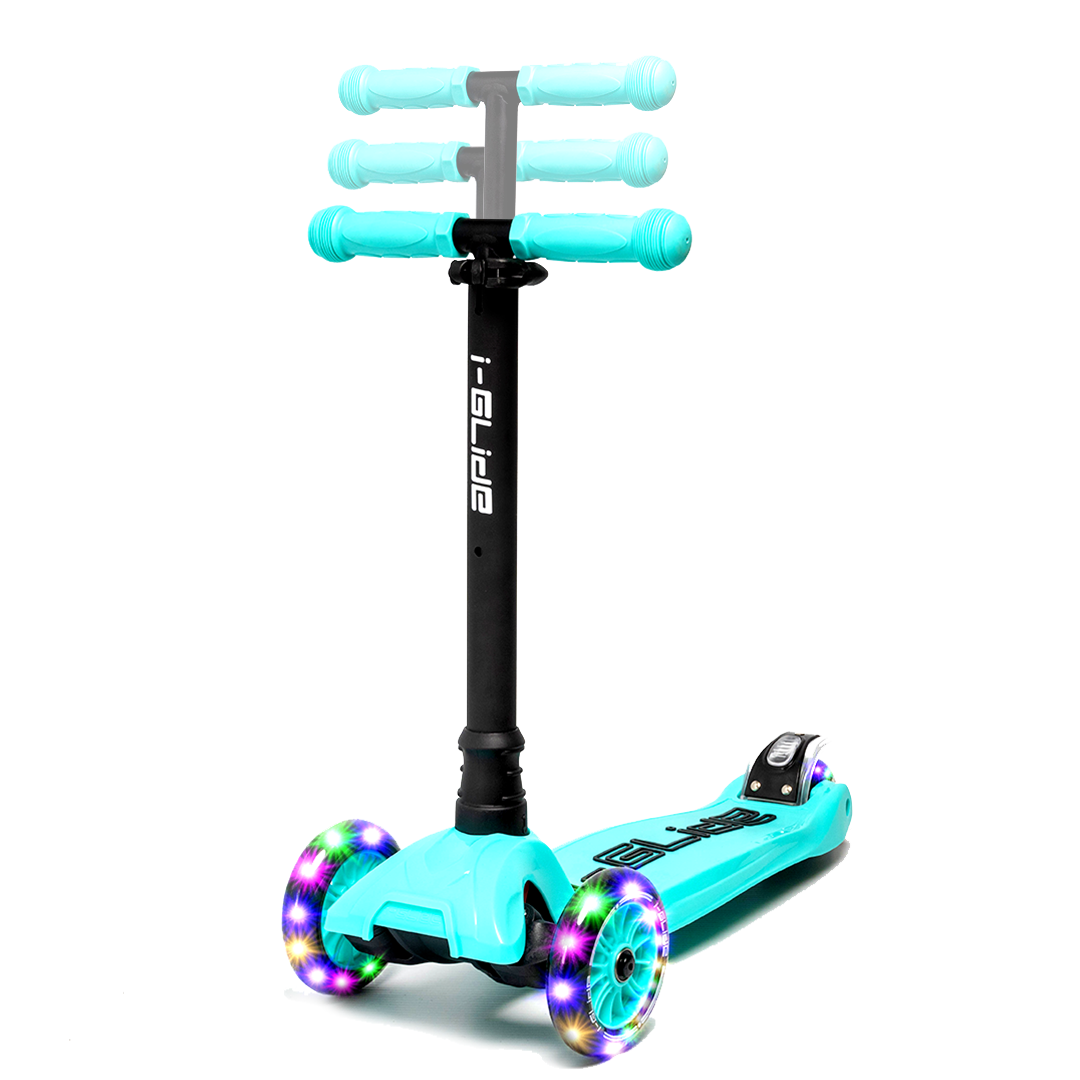 i-Glide 3-Wheel Kids Scooter - Aqua