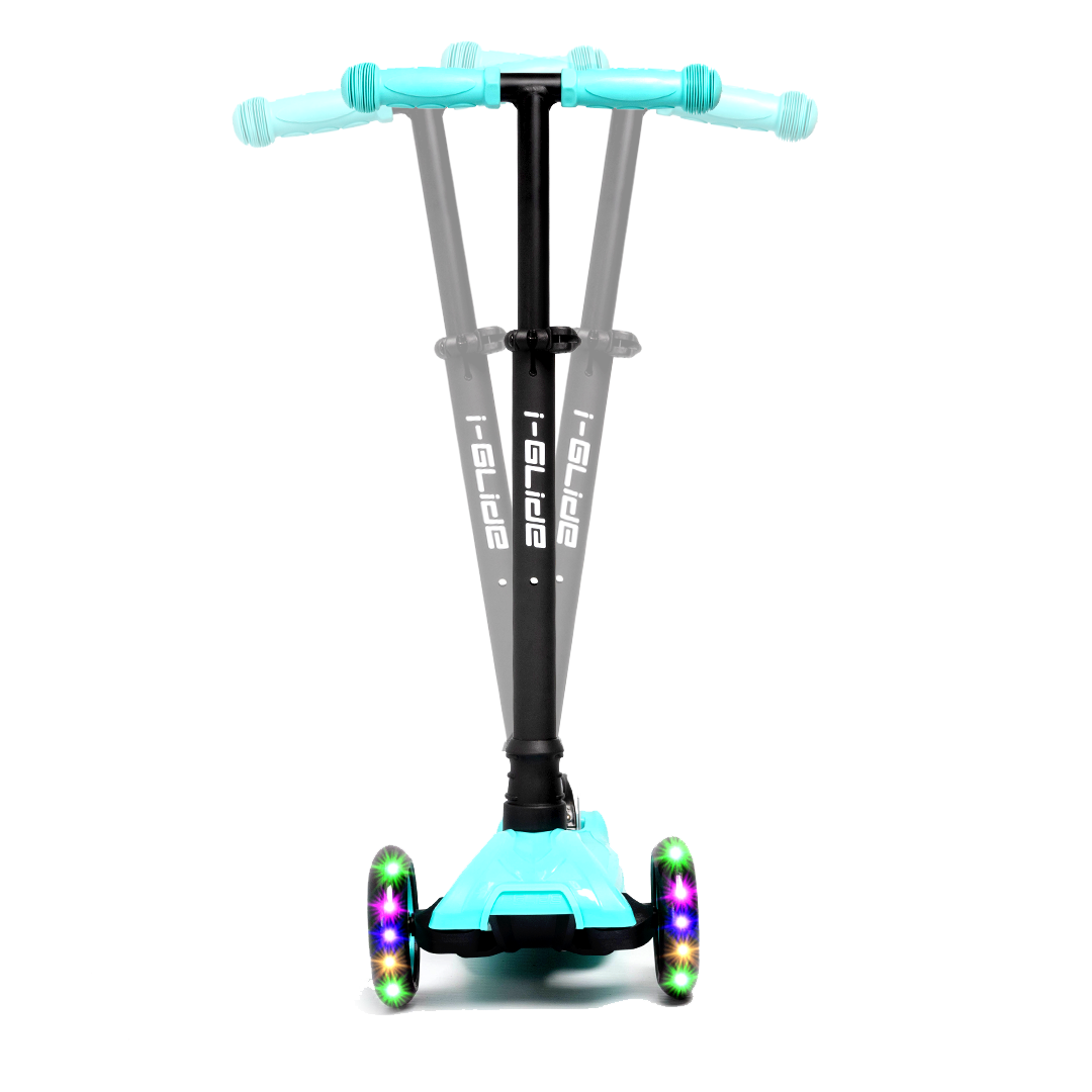 i-Glide 3-Wheel Kids Scooter - Aqua