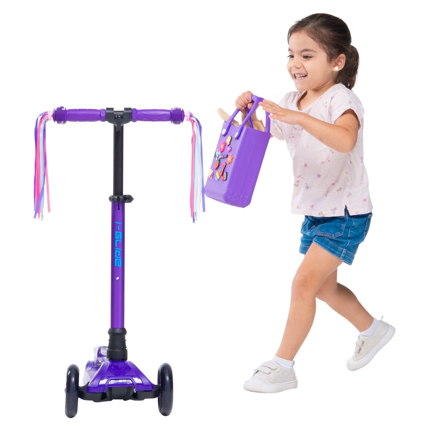 i-GLIDE Adventure Tote Bag - Purple