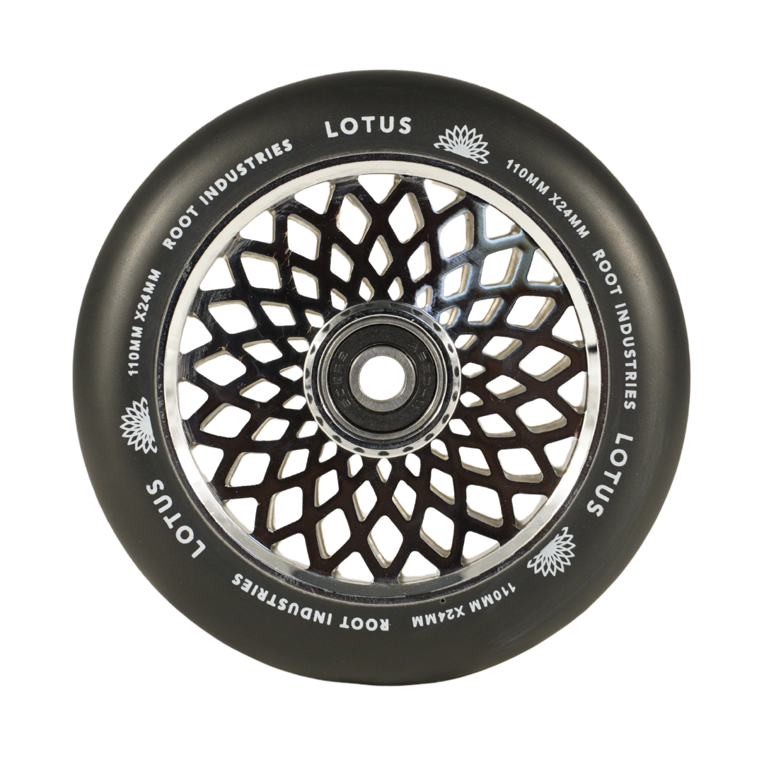 Root Industries Lotus 110mm Wheels - Black/Mirror