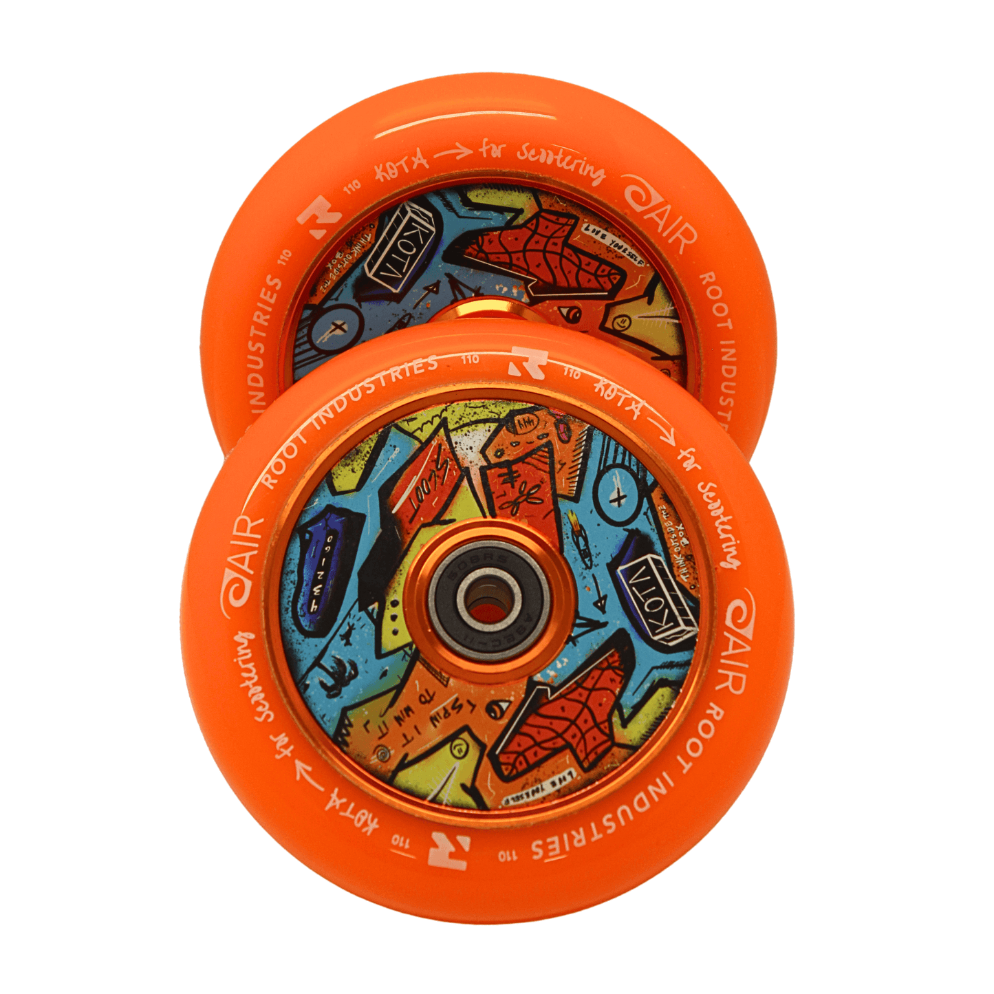 Root Industries x KOTA Limited Edition AIR 110mm Wheels - Orange
