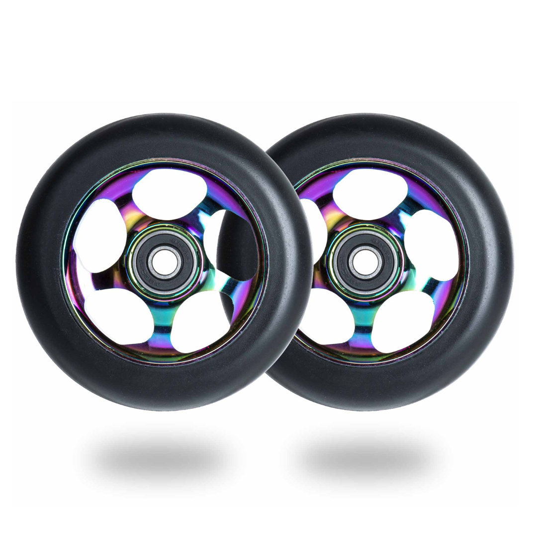 Root Industries Re-Entry 100mm Wheels - Black/Rocket Fuel