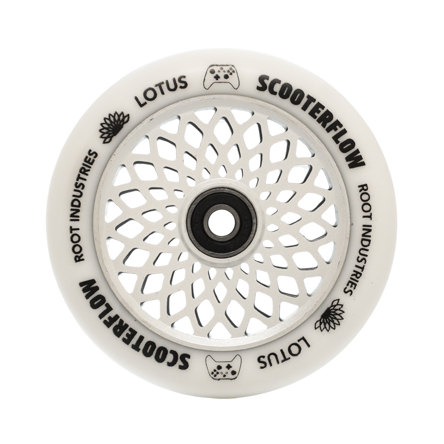 Root Industries Lotus 110mm Wheels - ScooterFlow - White / White
