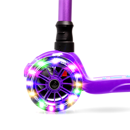 i-GLIDE | 3 Wheel Kids Scooter | Purple / Blue