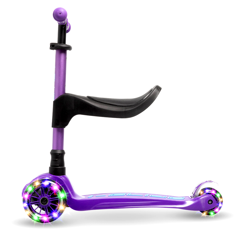 i-GLIDE | 3 Wheel Kids Scooter | Purple / Blue