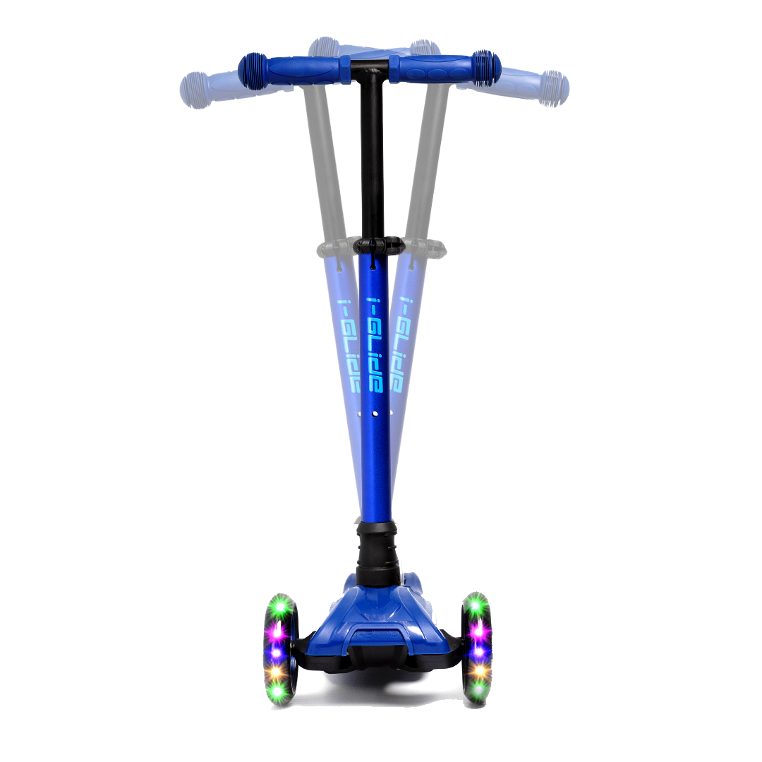i-GLIDE | 3 Wheel Kids Scooter | Blue/Blue