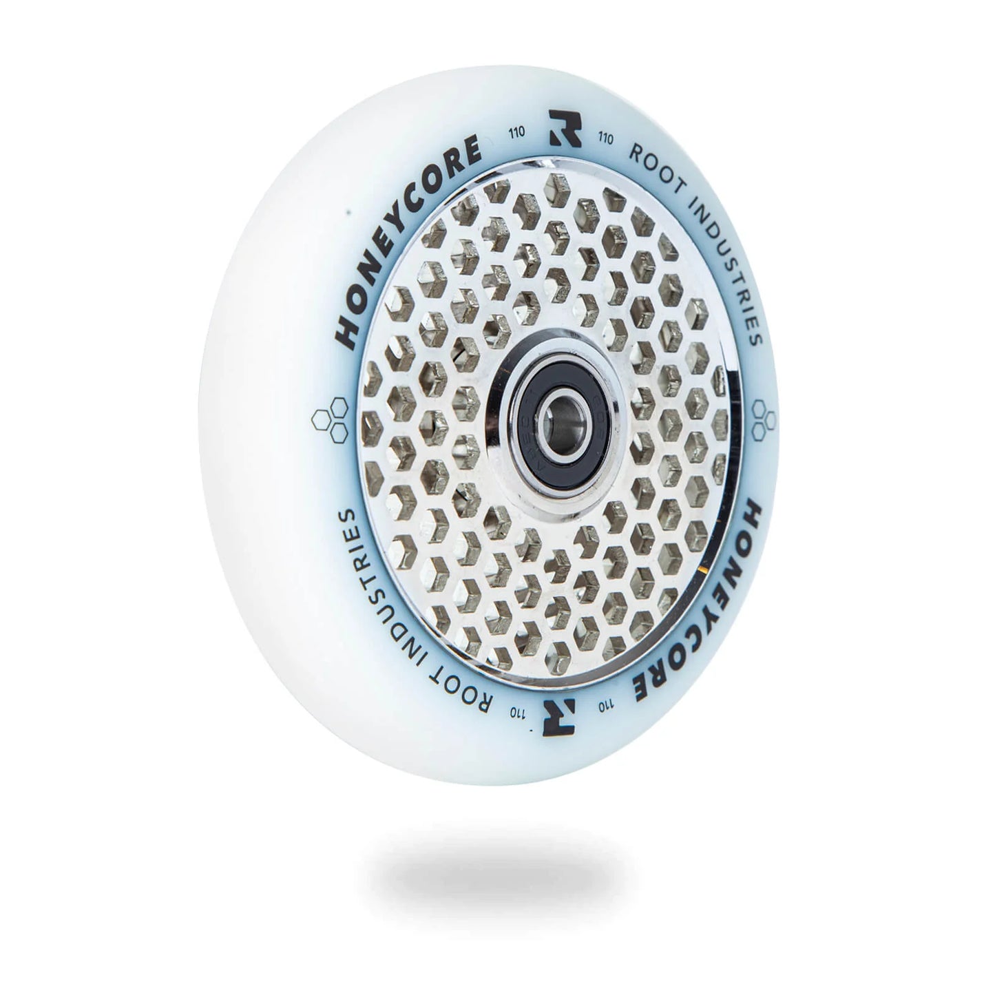 Root Industries Honeycore 110mm Wheels - White/Mirror