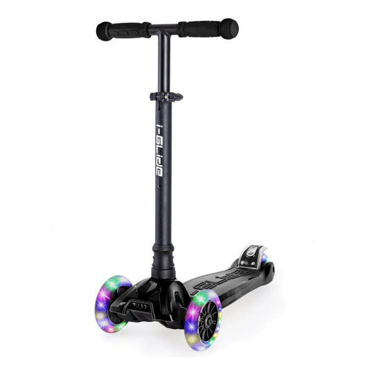 i-Glide 3-Wheel Kids Scooter - Black