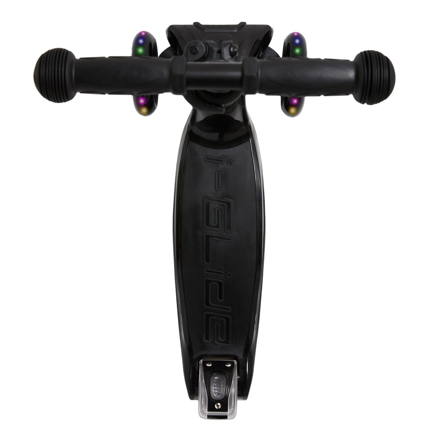 i-GLIDE | 3 Wheel Kids Scooter | Black - Gold Bar