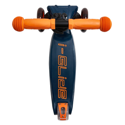 i-GLIDE | 3 Wheel Kids Scooter | Blue / Orange