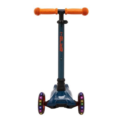 i-GLIDE | 3 Wheel Kids Scooter | Blue / Orange