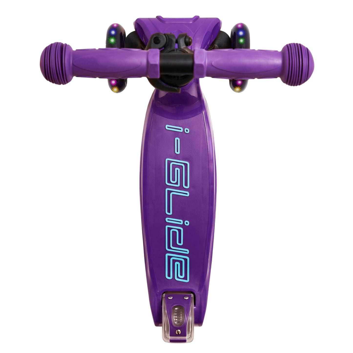 i-GLIDE | 3 Wheel Kids Scooter | Purple / Blue - Neo-chrome Bar