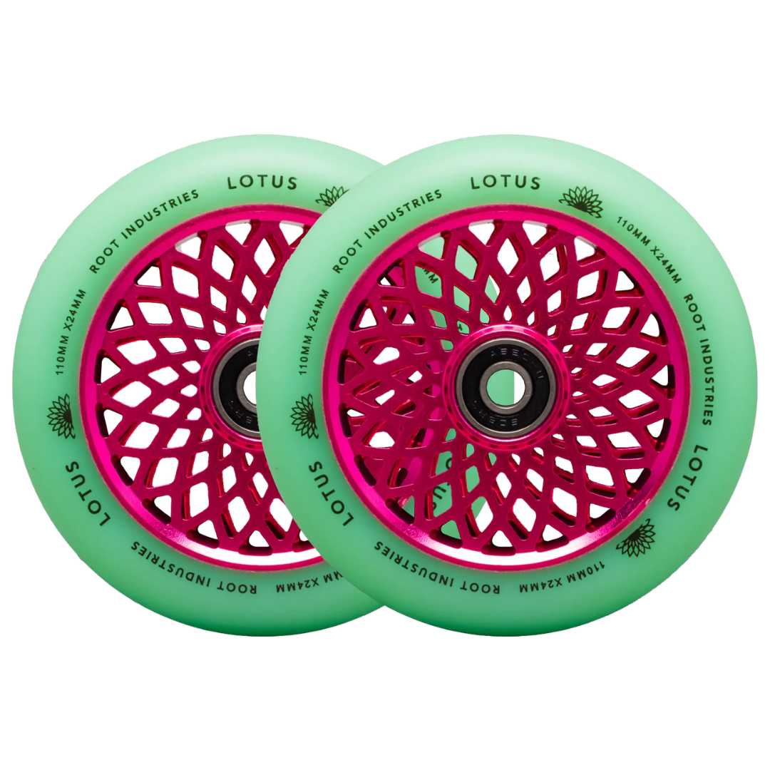 Root Industries Lotus 110mm Wheels - Glow/Pink