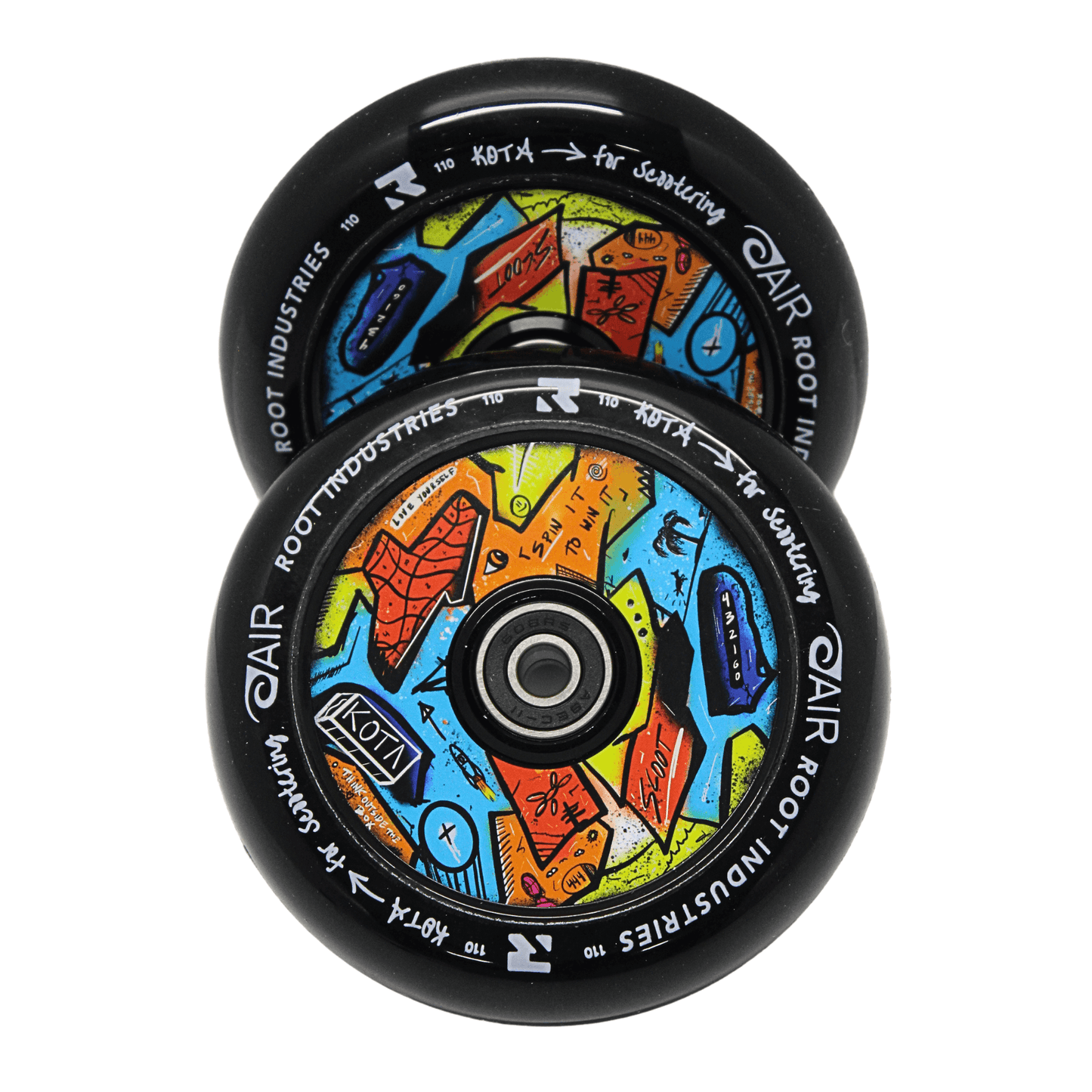 Root Industries x KOTA Limited Edition AIR 110mm Wheels - Black