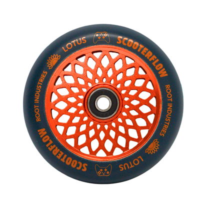 Root Industries Lotus 110mm Wheels - ScooterFlow - Blue/Orange