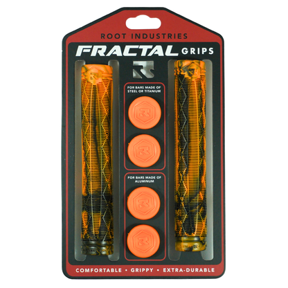 Root Industries Fractal Grips - Orange/Black