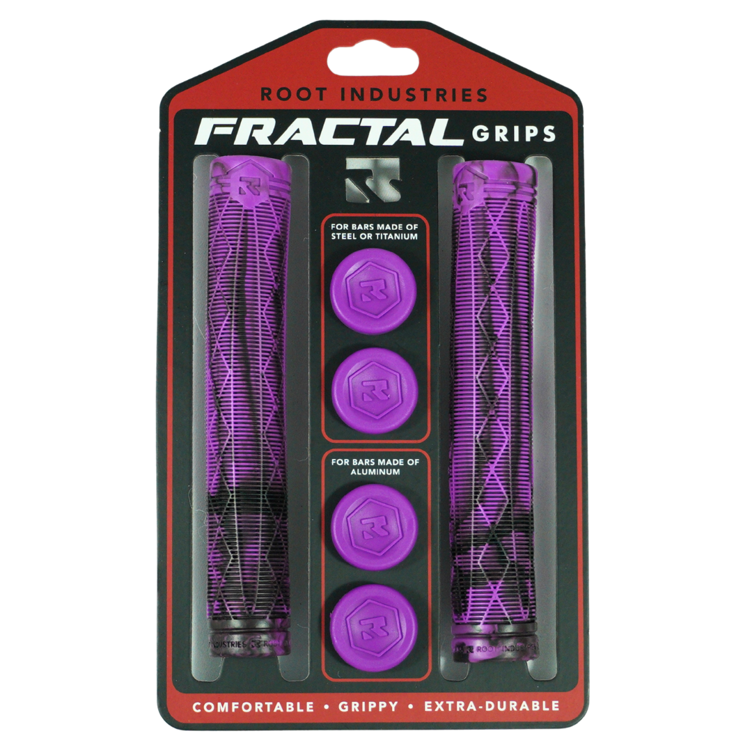 Root Industries Fractal Grips - Purple/Black
