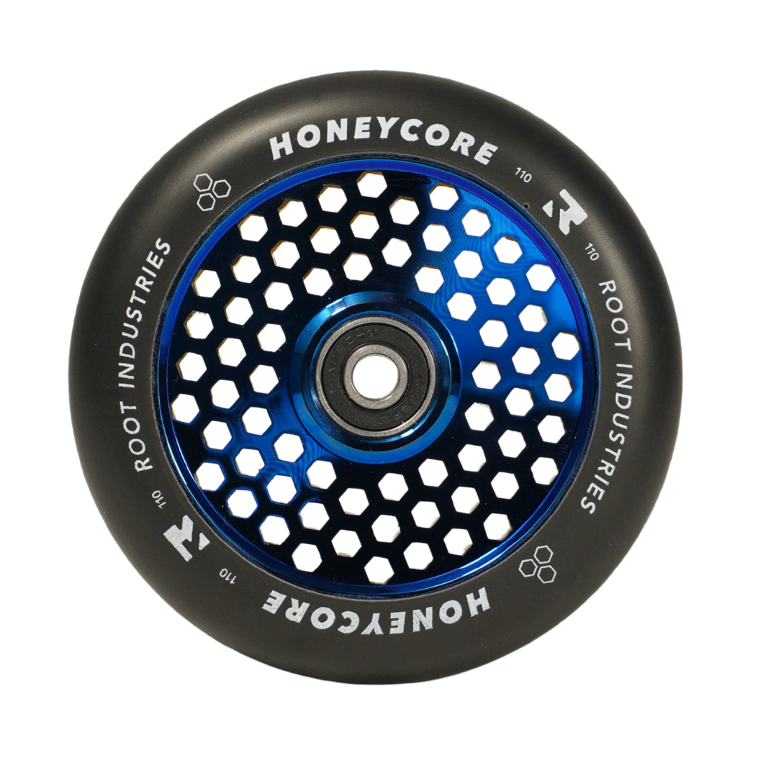 Root Industries HoneyCore 110mm Wheels - Black/Blu-Ray