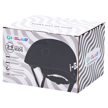i-GLIDE Premium Kids Helmet - Black