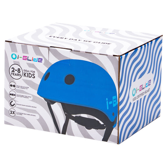 i-GLIDE Premium Kids Helmet - Blue