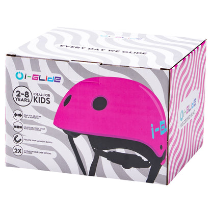 i-GLIDE Premium Kids Helmet - Pink
