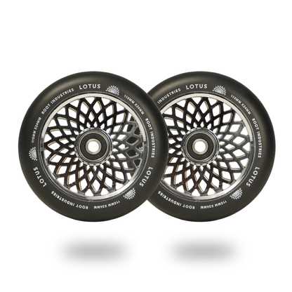 Root Industries Lotus 110mm Wheels - Black/Mirror