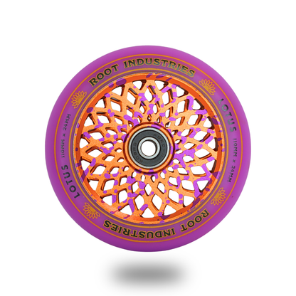 Root Industries Lotus 110mm Wheels - Purple/Burnt Orange (Limited Edition)
