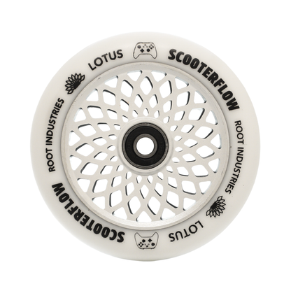 Root Industries Lotus 110mm Wheels - ScooterFlow - White / White